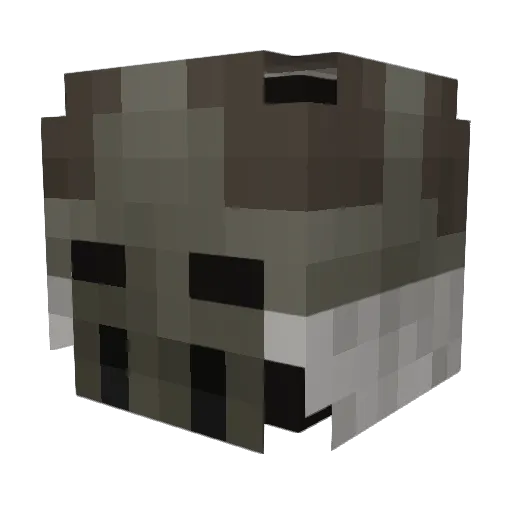 Greizz Minecraft avatar head, 3D render