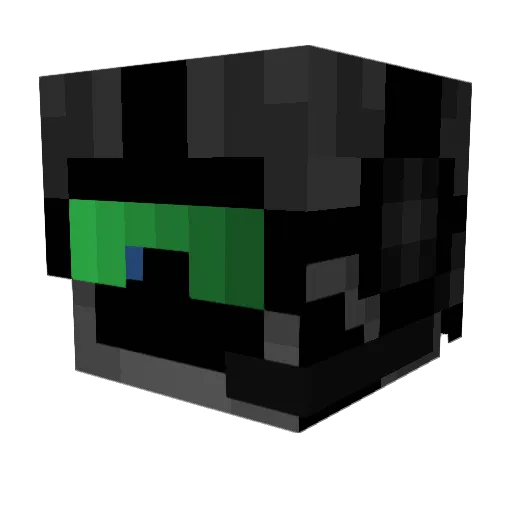 Gremlin1000 Minecraft avatar head, 3D render