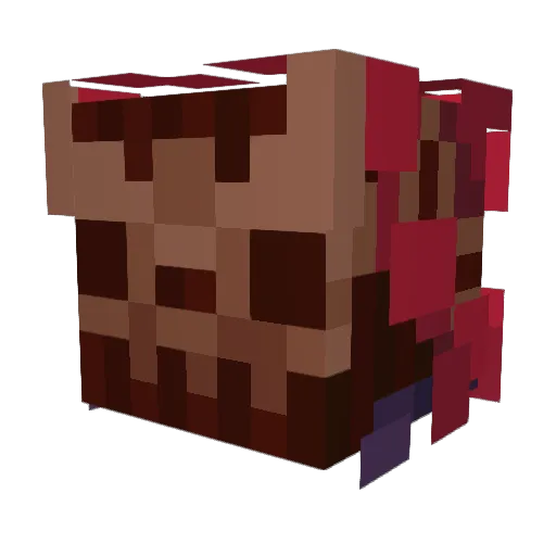 GremlinFrog18 Minecraft avatar head, 3D render