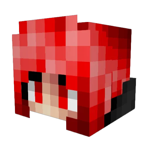 GremlinGirlAva Minecraft avatar head, 3D render