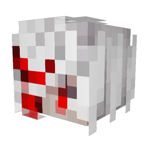 GremlinNightmare Minecraft avatar head, 3D render