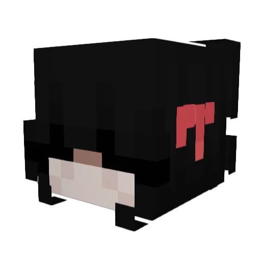 Gremloe Minecraft avatar head, 3D render