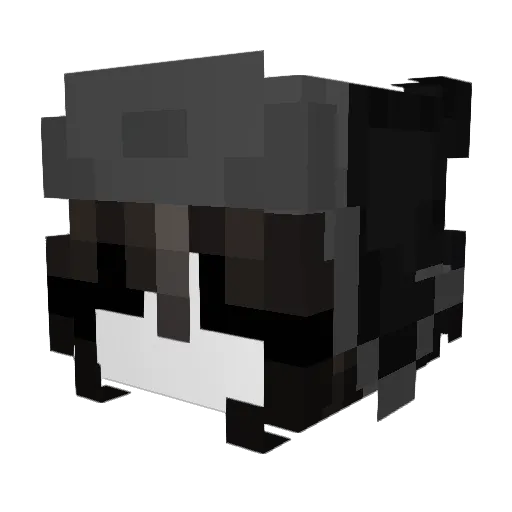 Gremmoth Minecraft avatar head, 3D render