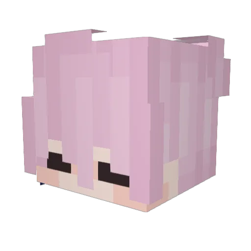 GrenR3 Minecraft avatar head, 3D render