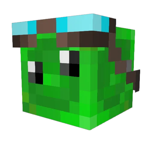 Grenade_Goblin Minecraft avatar head, 3D render