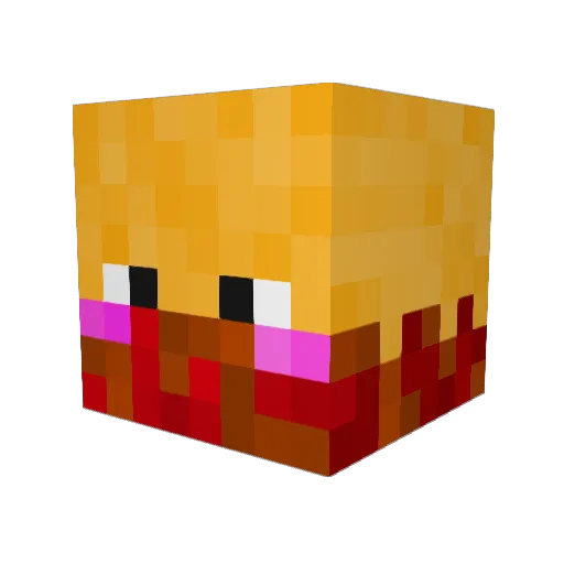 Grenade_guy3000 Minecraft avatar head, 3D render