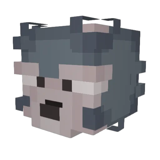 Grenadeboi0 Minecraft avatar head, 3D render