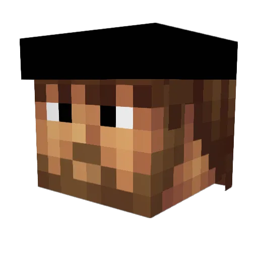 Grendil2010 Minecraft avatar head, 3D render