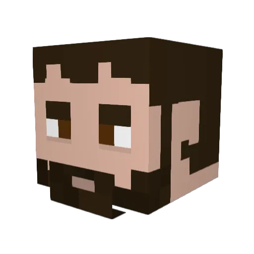 Grengefg17 Minecraft avatar head, 3D render