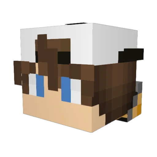 GreninjaDOP Minecraft avatar head, 3D render