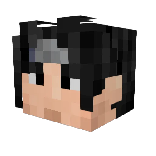 Grennarrow Minecraft avatar head, 3D render