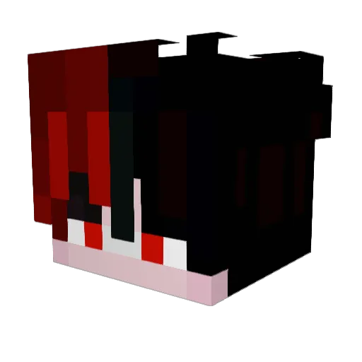 Gresier Minecraft avatar head, 3D render