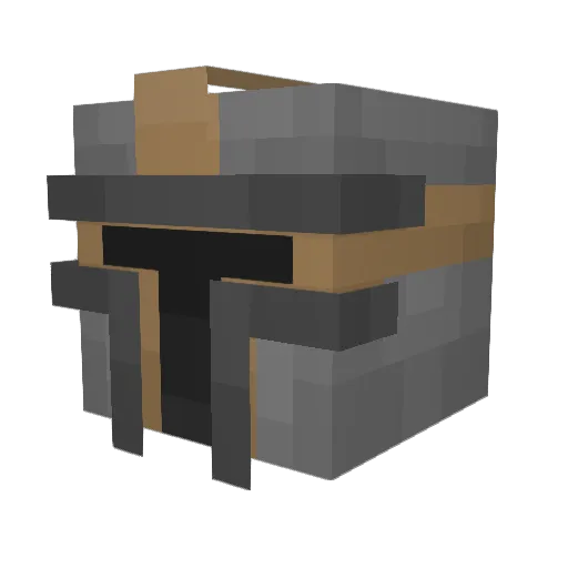 Gressel1113 Minecraft avatar head, 3D render