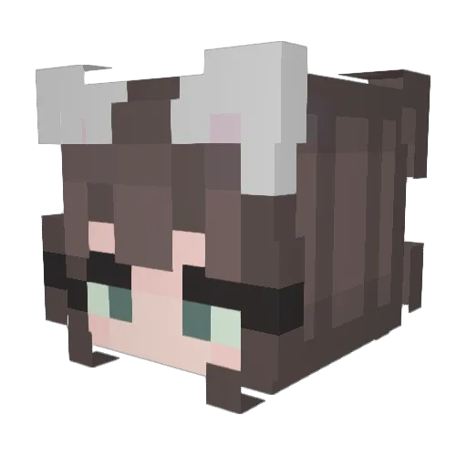 Gresskar90 Minecraft avatar head, 3D render