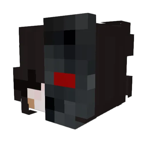 Gretchen_Bird Minecraft avatar head, 3D render