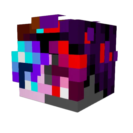 GreyGames01 Minecraft avatar head, 3D render