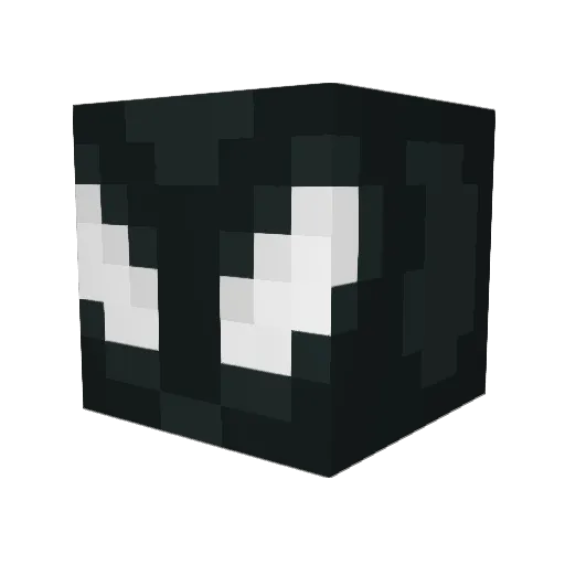 GreyGuacamole Minecraft avatar head, 3D render