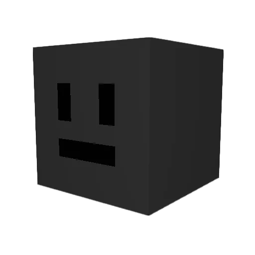 GreyMagic47 Minecraft avatar head, 3D render