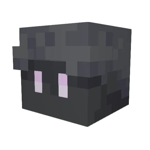 GreyPixelMc Minecraft avatar head, 3D render