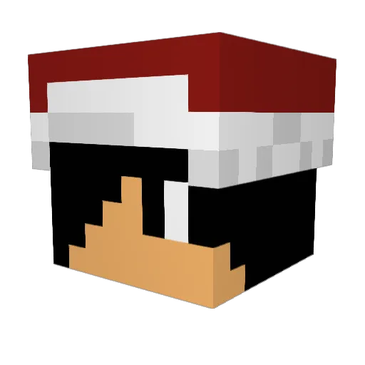 GreyScorpion Minecraft avatar head, 3D render