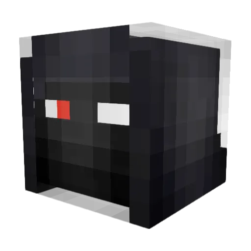GreyWolfMichael1 Minecraft avatar head, 3D render