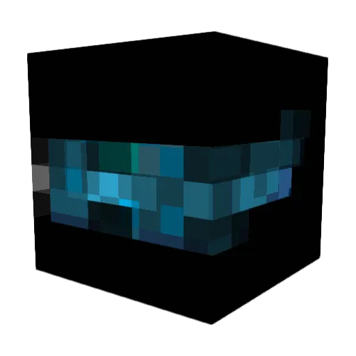 Greybles Minecraft avatar head, 3D render