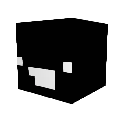 GreyhoundJR Minecraft avatar head, 3D render