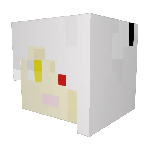 GreysonDKB Minecraft avatar head, 3D render