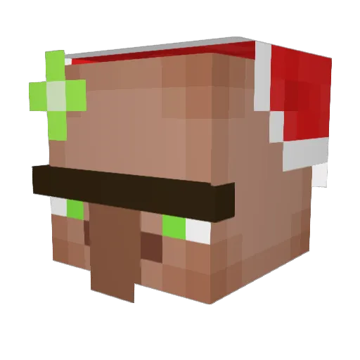 Grffxn Minecraft avatar head, 3D render