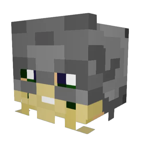 GrianTheViking Minecraft avatar head, 3D render