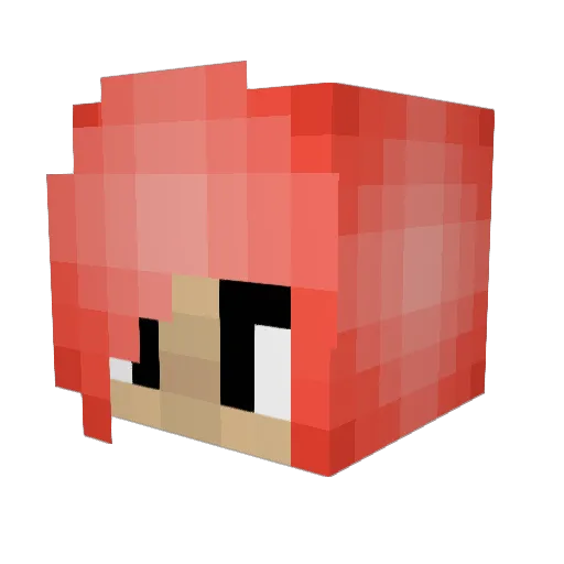 GriansMum Minecraft avatar head, 3D render