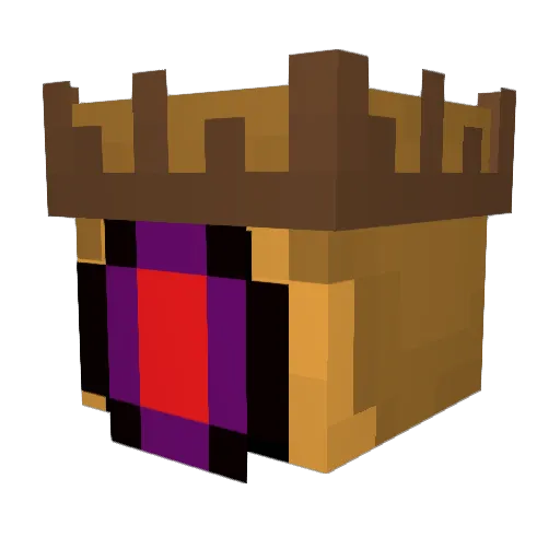 Griarn Minecraft avatar head, 3D render