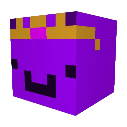 Grid06 Minecraft avatar head, 3D render