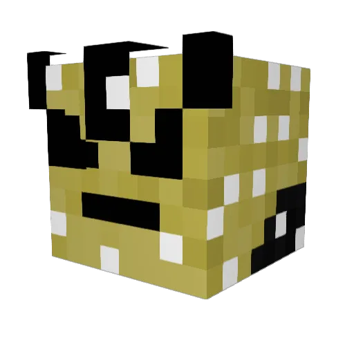GridCell Minecraft avatar head, 3D render