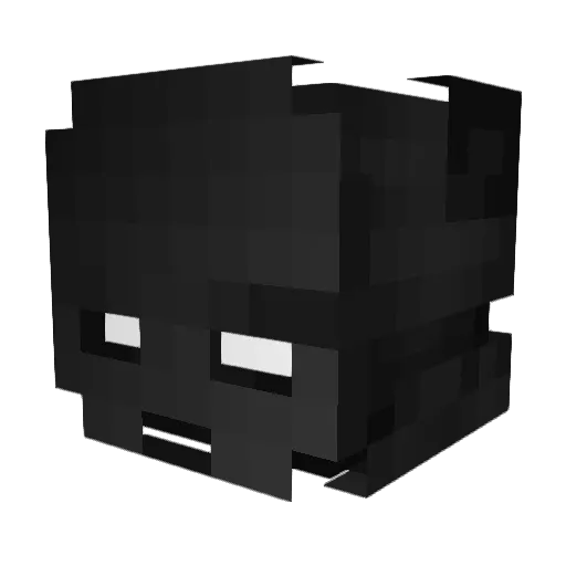Gridjow Minecraft avatar head, 3D render