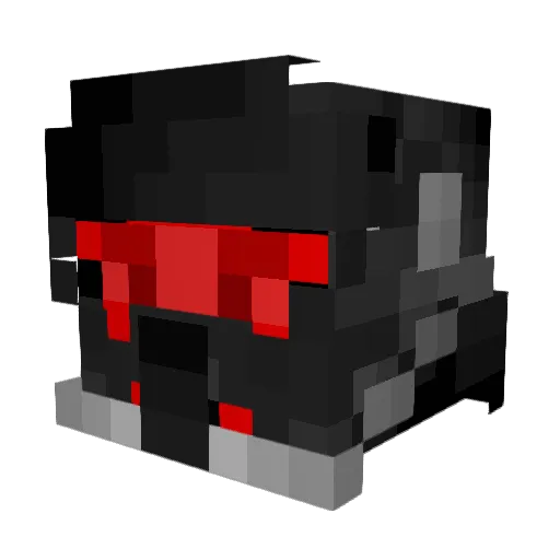 Gridlock5364 Minecraft avatar head, 3D render