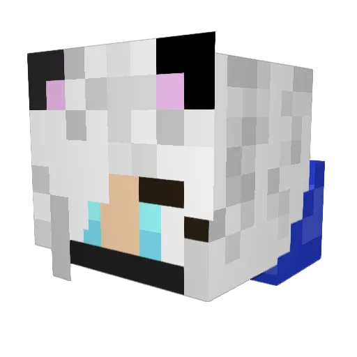Griefer2014 Minecraft avatar head, 3D render