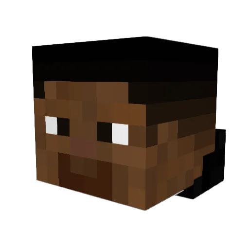 GrieveReaper Minecraft avatar head, 3D render