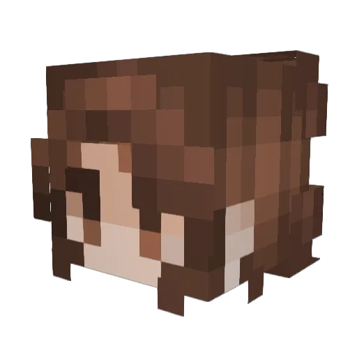 Grieving_Gremlin Minecraft avatar head, 3D render