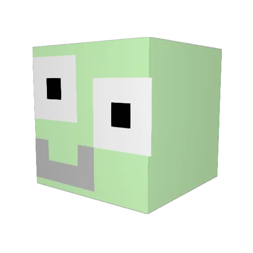 Griff71701 Minecraft avatar head, 3D render