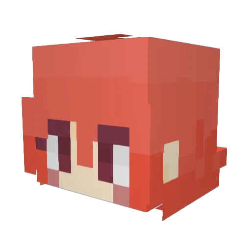 GriffTheJiff Minecraft avatar head, 3D render