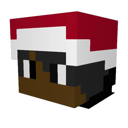 Griff__7 Minecraft avatar head, 3D render