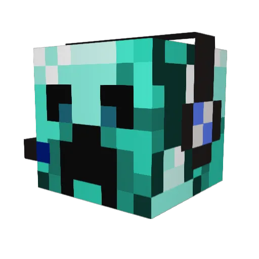 Griffen2001 Minecraft avatar head, 3D render