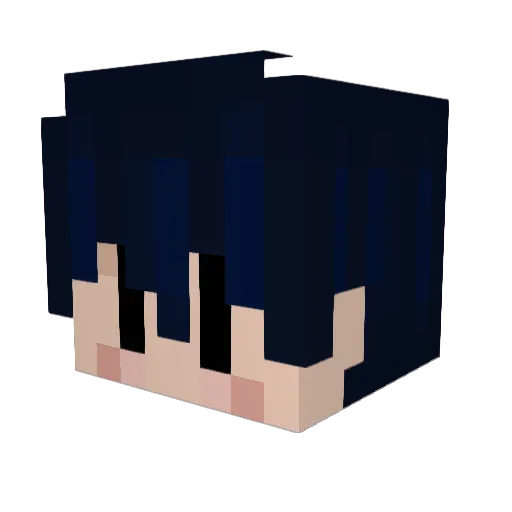 Griffie_GG Minecraft avatar head, 3D render