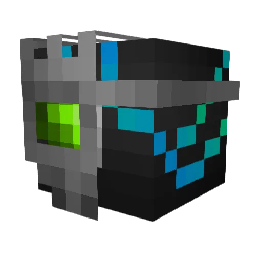 Griffin215 Minecraft avatar head, 3D render