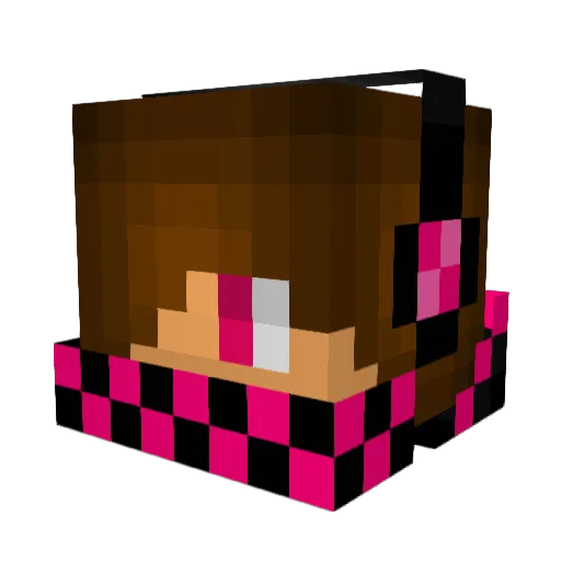 GriffinGT Minecraft avatar head, 3D render