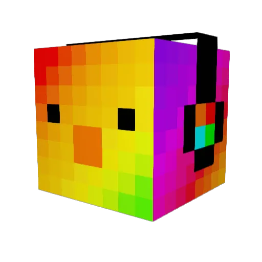 GriffinMilo Minecraft avatar head, 3D render