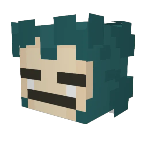 Griffin_MC Minecraft avatar head, 3D render