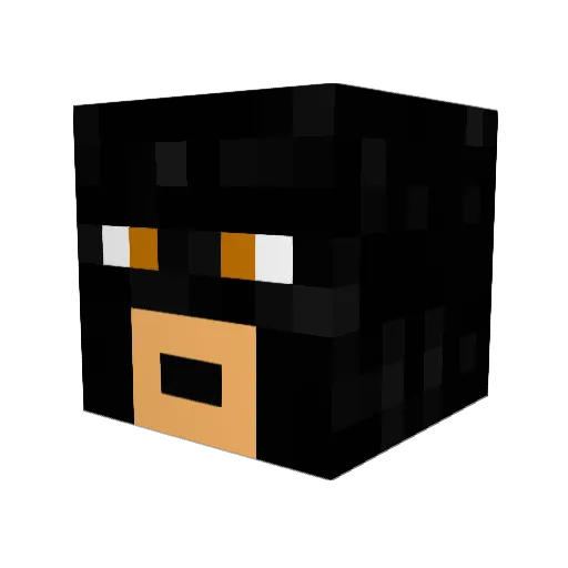Griffins88 Minecraft avatar head, 3D render