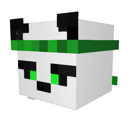 Griffix888 Minecraft avatar head, 3D render